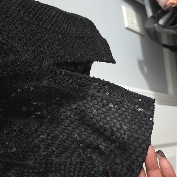 Ashley Stewart black sequence dress size 26w. Worn once - Picture 6 of 6